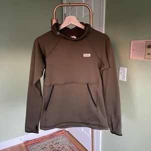 fayettechill women's powergrid fleece size xs in pine green